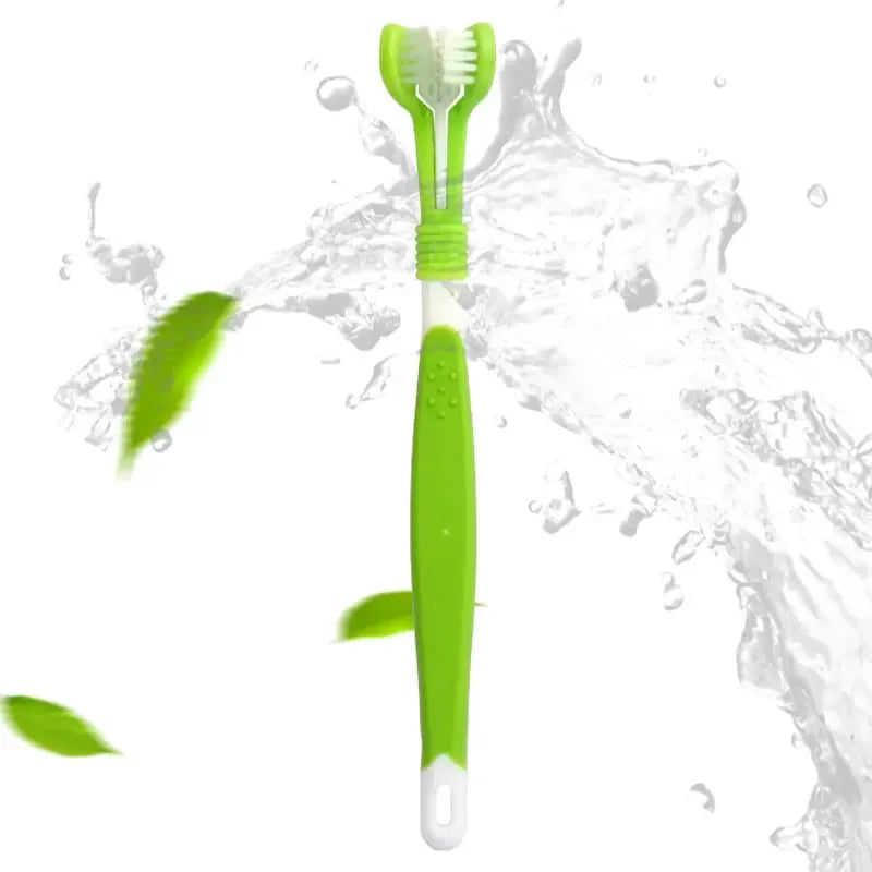 3-Seiten-Zahnbürste für Hunde & Katzen – Für eine rundum gesunde Mundhygiene